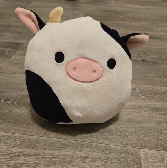 Squishmallows Black and White Cow Plush - Picture 1 of 6